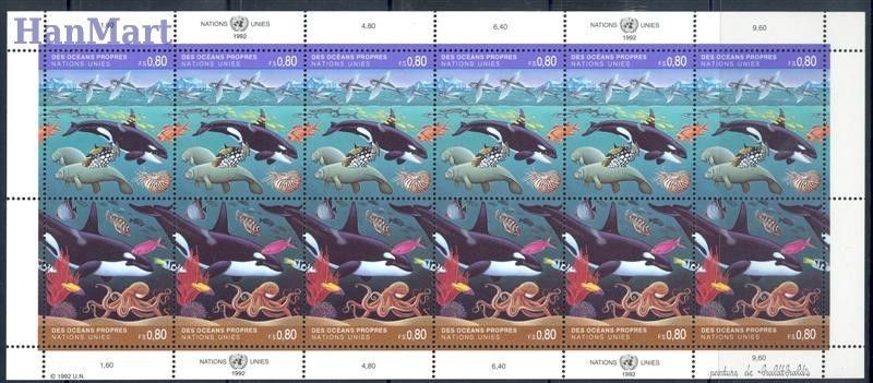 Znaczek Narody Zjednoczone Genewa 1992 Mi ark 213-214 Czyste **