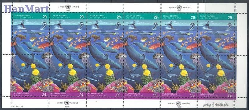 Znaczek Narody Zjednoczone Nowy Jork 1992 Mi 627-628 Czyste **