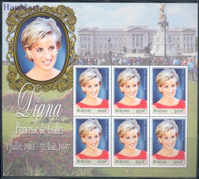 Znaczek Burundi 1999 Mi 1844-1846 Czyste **