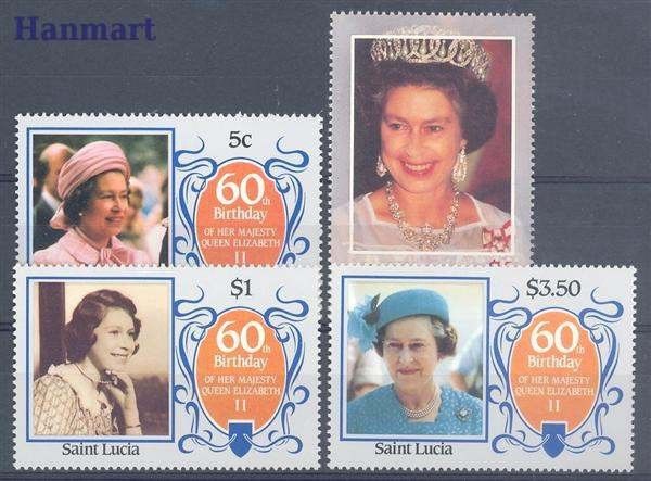 Znaczek Saint Lucia 1986 Mi 834-837 Czyste **