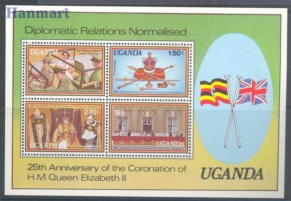 Znaczek Uganda 1979 Mi bl 17 Czyste **