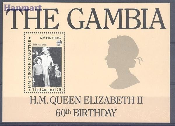 Znaczek Gambia 1986 Mi bl 22 Czyste **