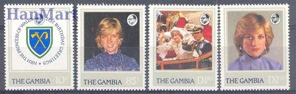 Znaczek Gambia 1982 Mi 445-448 Czyste **