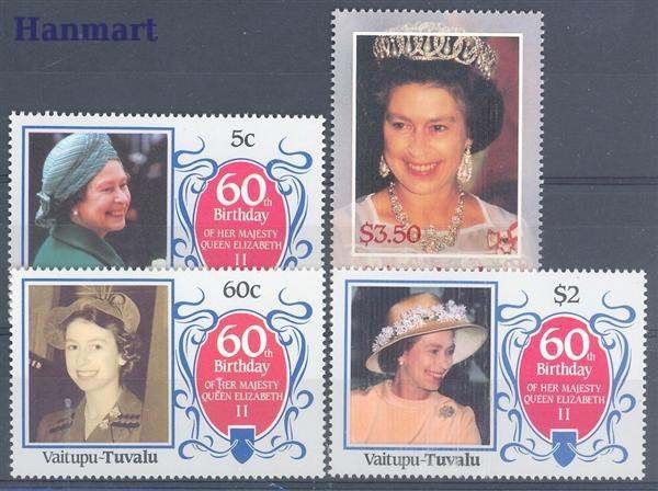 Znaczek Tuvalu 1986 Mi 83-86 Czyste **