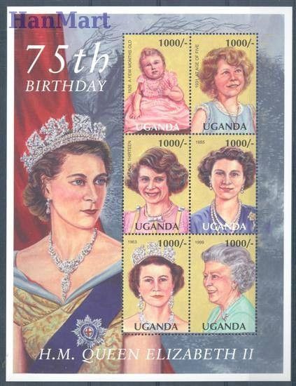 Znaczek Uganda 2001 Mi 2397-2402 Czyste **