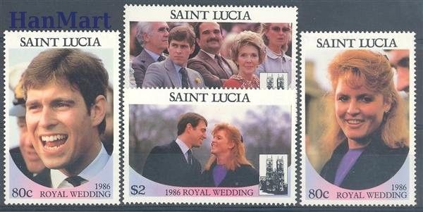Znaczek Saint Lucia 1986 Mi 848-851 Czyste **
