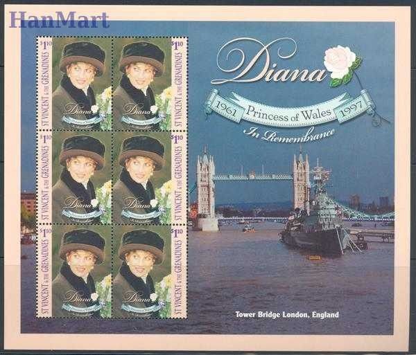 Znaczek Saint Vincent i Grenadyny 1998 Mi ark 4461 Czyste **
