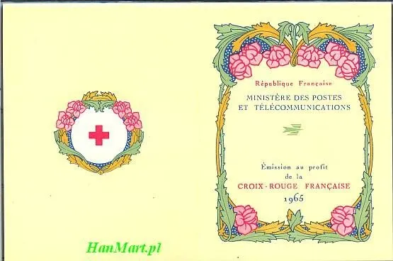 Znaczek Francja 1965 Mi mh 1532-1533 Czyste **