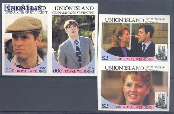 Znaczek Union Islands 1986 Czyste **