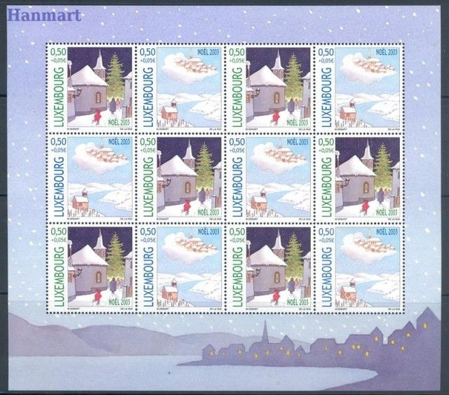 Znaczek Luksemburg 2003 Mi ark 1620-1621 Czyste **