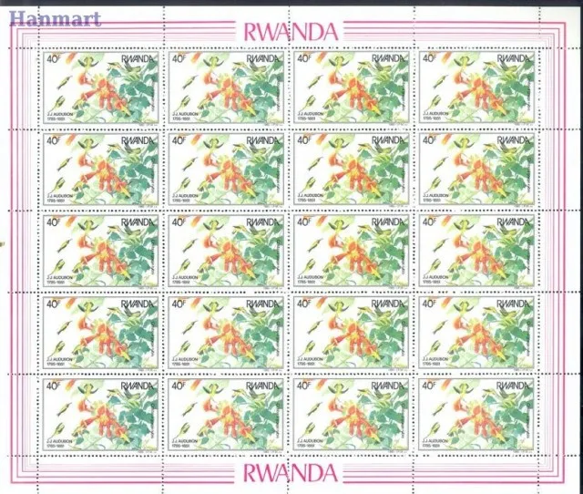 Znaczek Rwanda 1985 Mi 1310-1313 Czyste **