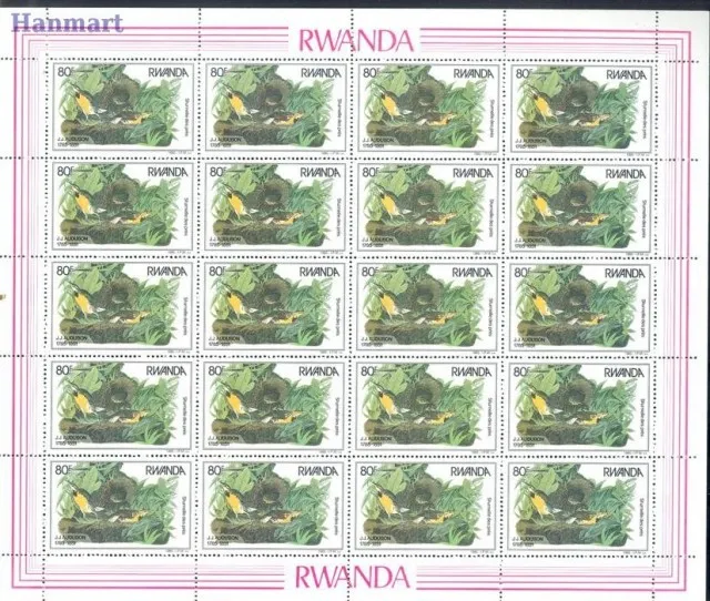 Znaczek Rwanda 1985 Mi 1310-1313 Czyste **