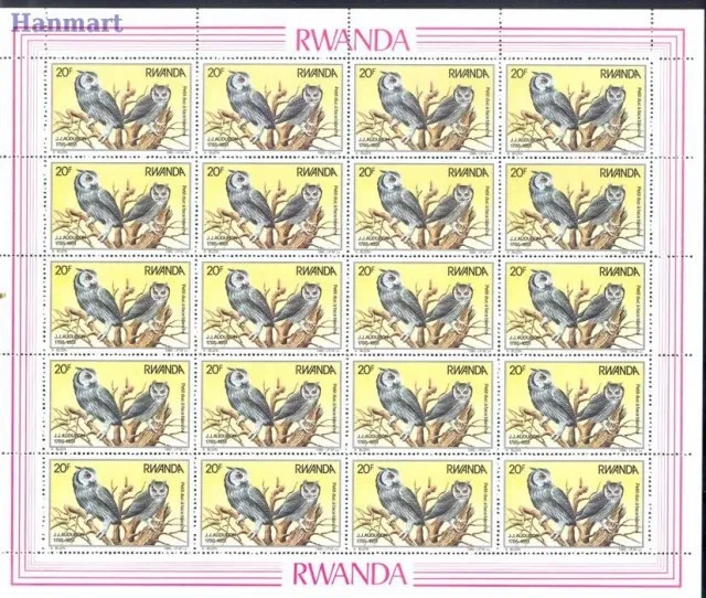 Znaczek Rwanda 1985 Mi 1310-1313 Czyste **