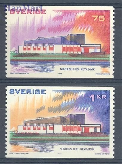 Znaczek Szwecja 1973 Mi 808-809 Czyste **
