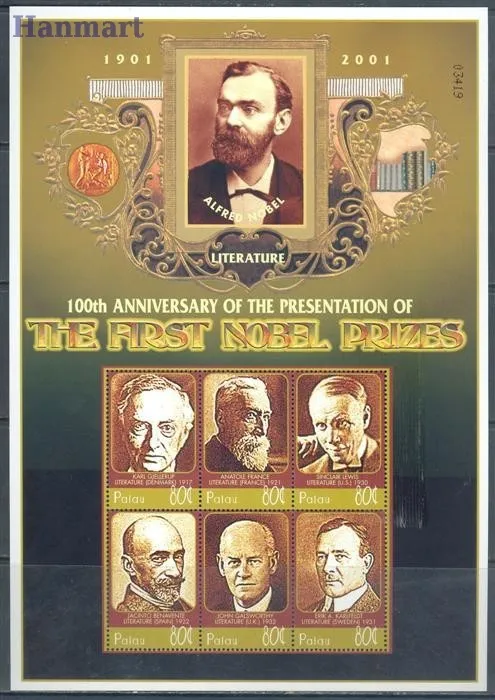 Znaczek Palau 2001 Mi 1919-1936 Czyste **