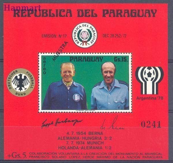 Znaczek Paragwaj 1976 Mi spebl 269 Czyste **