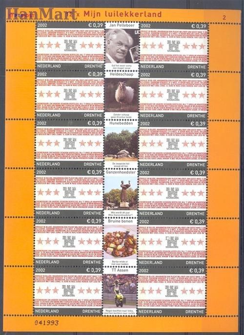 Znaczek Holandia 2002 Mi ark 1993 Czyste **