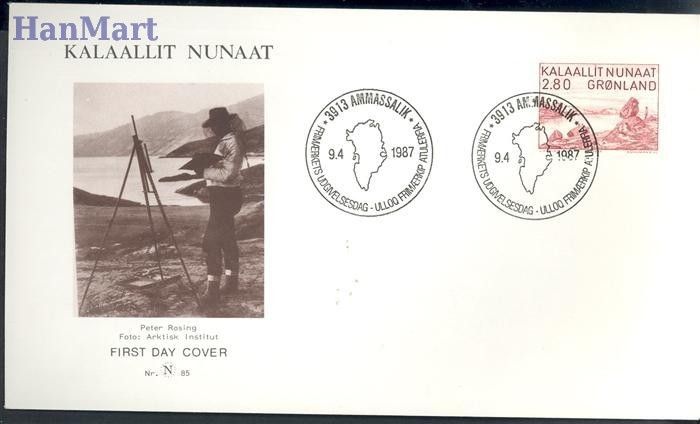 Znaczek Grenlandia 1987 Mi 172 FDC