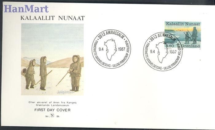 Znaczek Grenlandia 1987 Mi 173 FDC