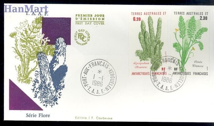 Znaczek Francuskie Terytoria Południowe i Antarktyczne 1986 Mi 214-215 FDC