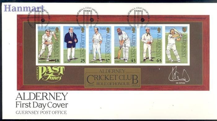 Znaczek Alderney 1997 Mi bl 3 FDC