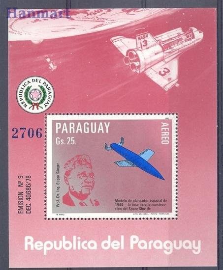 Znaczek Paragwaj 1983 Mi bl 383 Czyste **