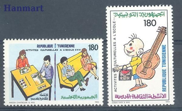 Znaczek Tunezja 1993 Mi 1276-1277 Czyste **