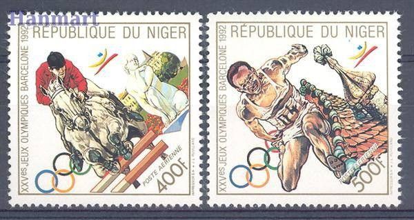 Znaczek Niger 1990 Mi 1102-1103 Czyste **