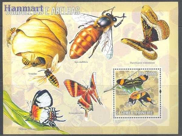 Znaczek Wyspy Św. Tomasza i Książęca 2006 Mi bl 540 Czyste **