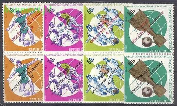 Znaczek Kongo Kinszasa / Zair 1966 Mi 280-287 Czyste **