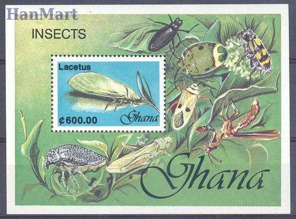 Znaczek Ghana 1991 Mi bl 182 Czyste **