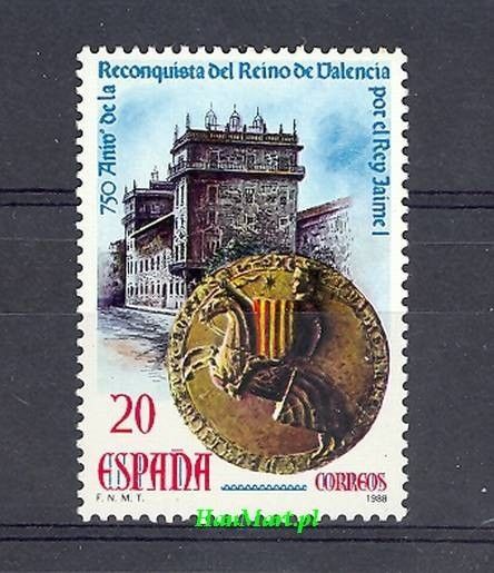 Znaczek Hiszpania 1988 Mi 2848 Czyste **