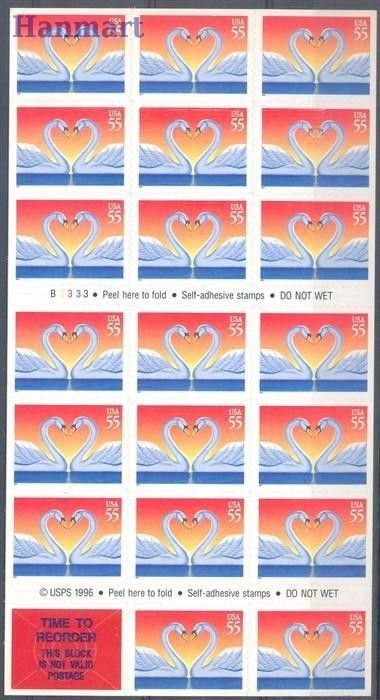 Znaczek USA 1997 Mi fol 2804 Czyste **