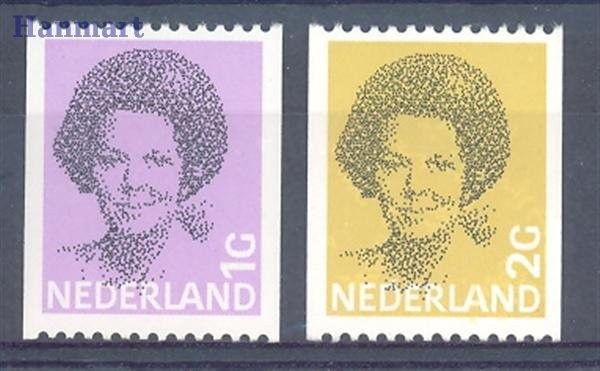 Znaczek Holandia 1982 Mi 1212C,1214C Czyste **