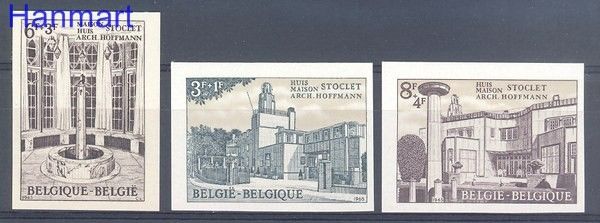 Znaczek Belgia 1965 Mi 1394-1396B Czyste **