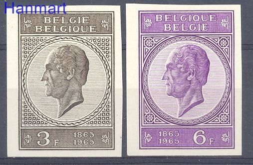 Znaczek Belgia 1965 Mi 1406-1407B Czyste **