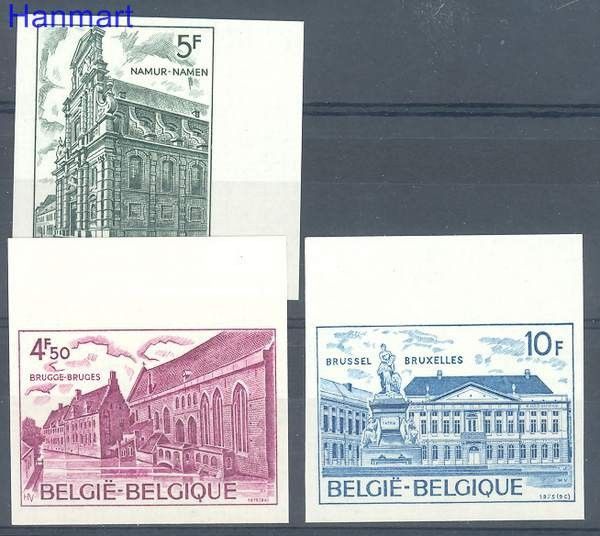 Znaczek Belgia 1975 Mi 1821-1823B Czyste **