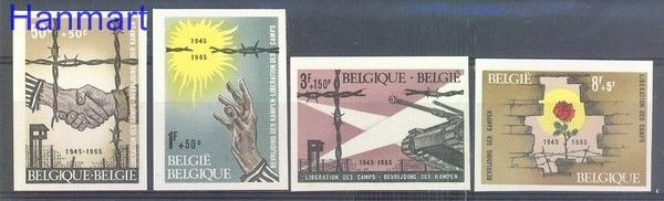 Znaczek Belgia 1965 Mi 1386-1389B Czyste **