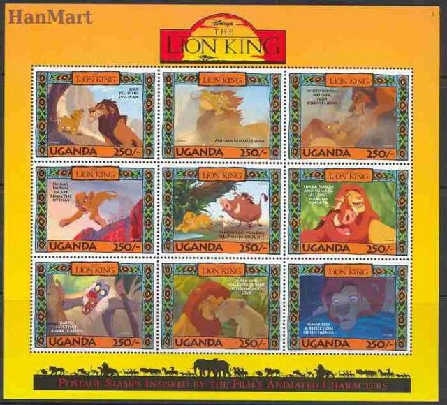 Znaczek Uganda 1994 Mi 1392-1418 Czyste **