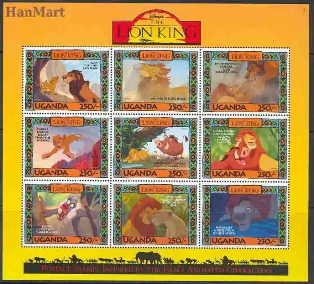Znaczek Uganda 1994 Mi 1392-1418 Czyste **