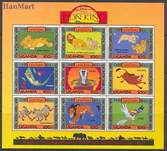 Znaczek Uganda 1994 Mi 1392-1418 Czyste **