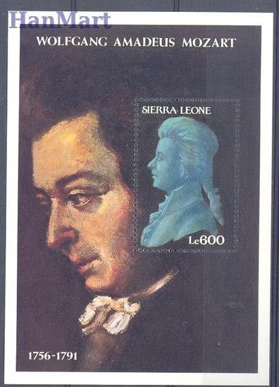 Znaczek Sierra Leone 1991 Mi bl 179 Czyste **