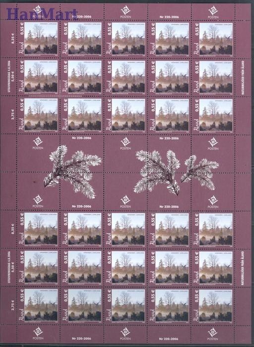 Znaczek Wyspy Alandzkie 2006 Mi ark 267-268 Czyste **