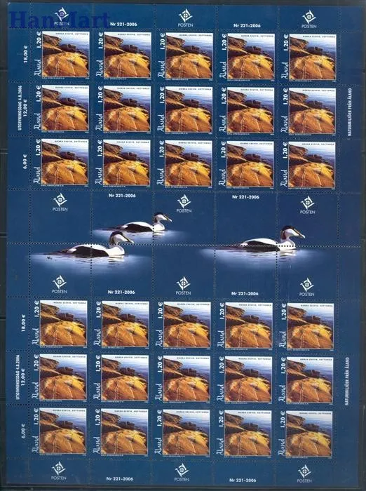 Znaczek Wyspy Alandzkie 2006 Mi ark 267-268 Czyste **