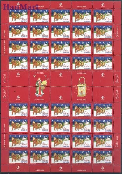 Znaczek Wyspy Alandzkie 2006 Mi ark 273 Czyste **