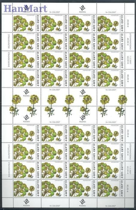 Znaczek Wyspy Alandzkie 2007 Mi ark 274-276 Czyste **