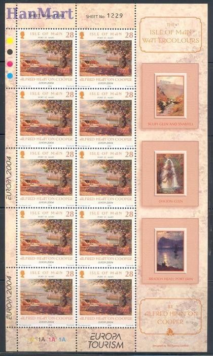 Znaczek Wyspa Man 2004 Mi ark 1165-1166 Czyste **