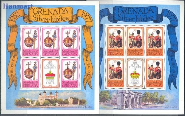 Znaczek Grenada 1977 Mi 822-826 Czyste **
