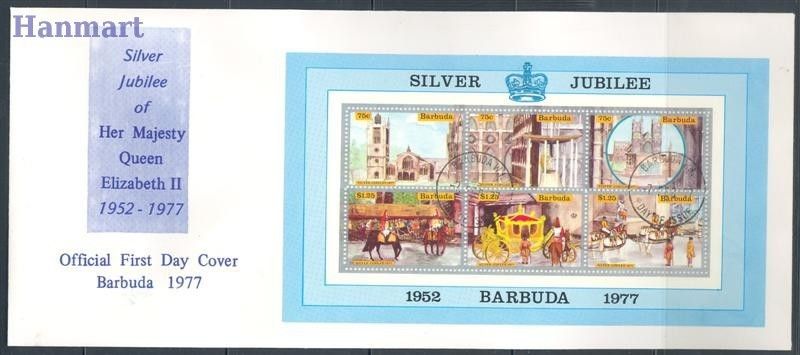 Znaczek Barbuda 1977 Mi bl 22 FDC