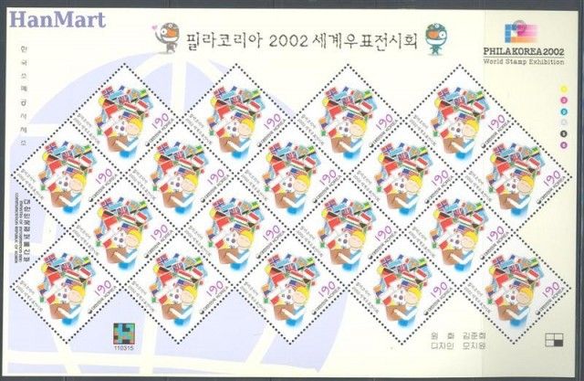 Znaczek Korea Południowa 2002 Mi 2253-2254 Czyste **